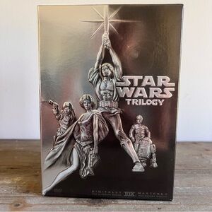Star Wars Trilogy Widescreen IV, V, VI 4 Disc DVD Set #C250532